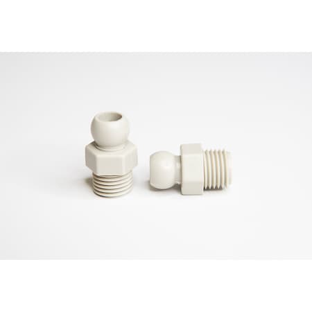 Cedarberg Snap-Loc Systems 1/4 System Male Hose to Male Pipe Thread Connector 1/4 Pac of 4 8425-18